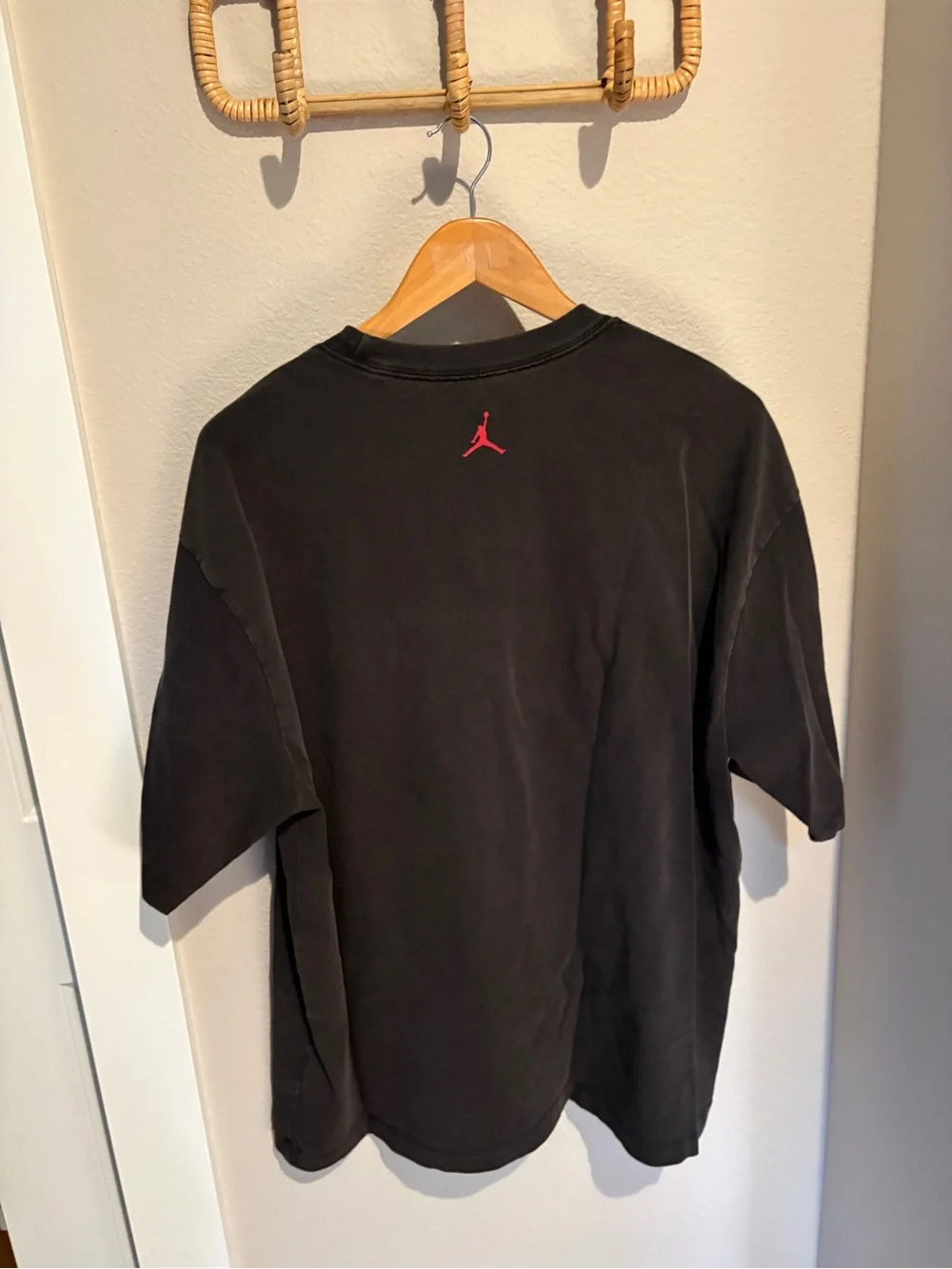 Michael Jordan Oversized Graphic Tee in Black & Red